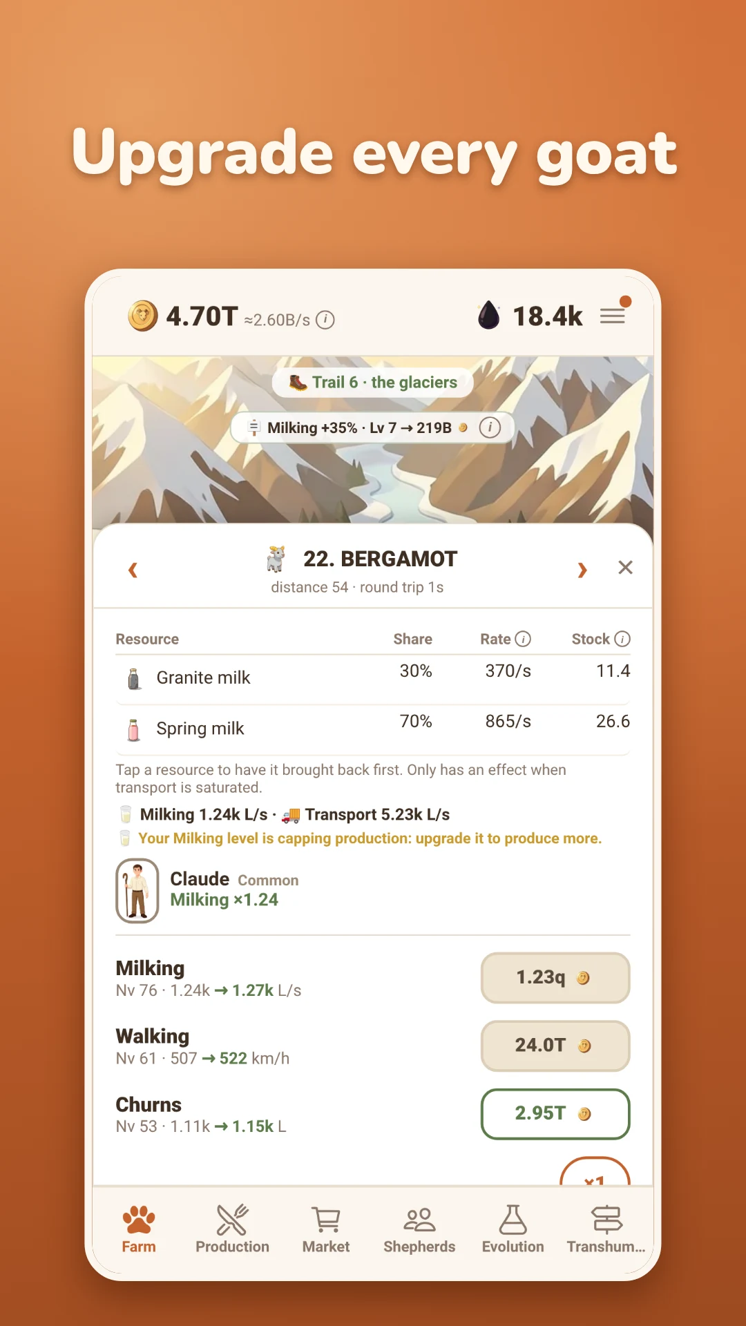 Idle Goat Farmer: Incremental screenshot