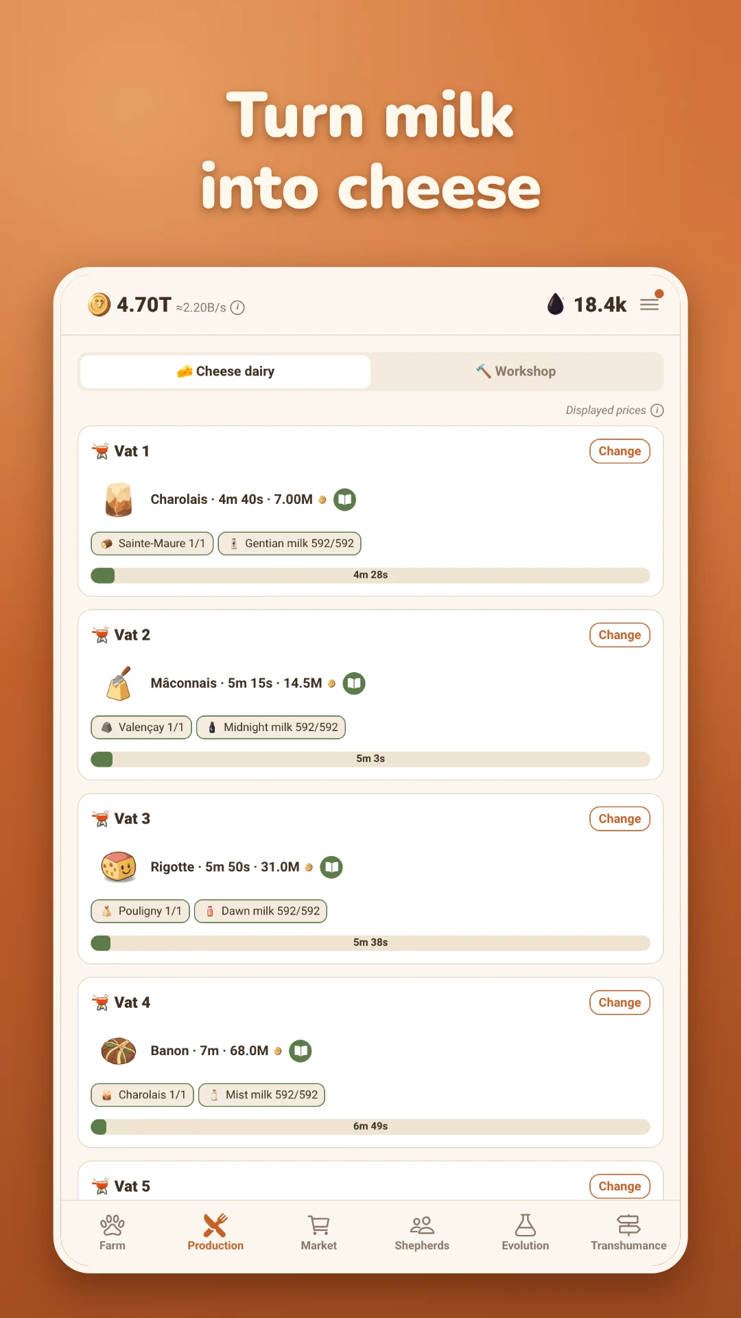 Idle Goat Farmer: Incremental screenshot