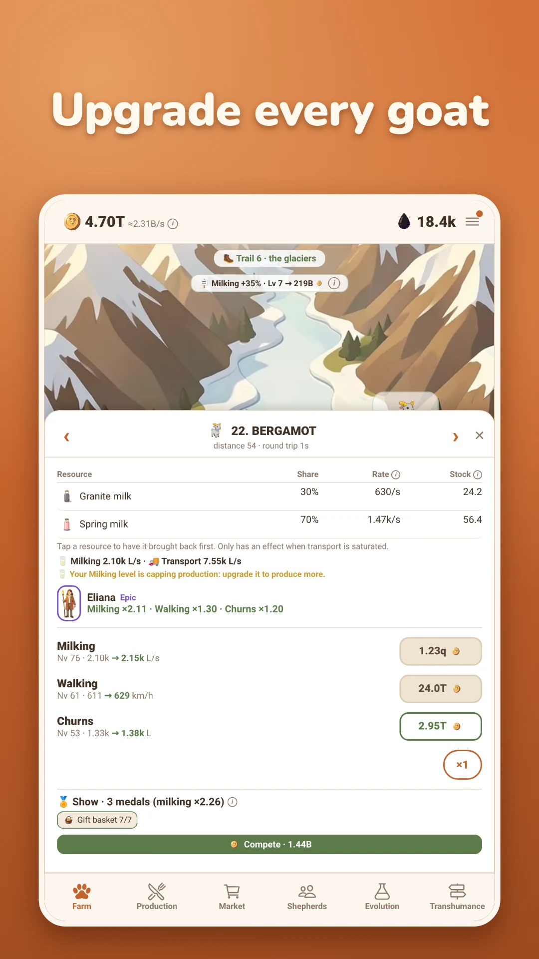 Idle Goat Farmer: Incremental screenshot