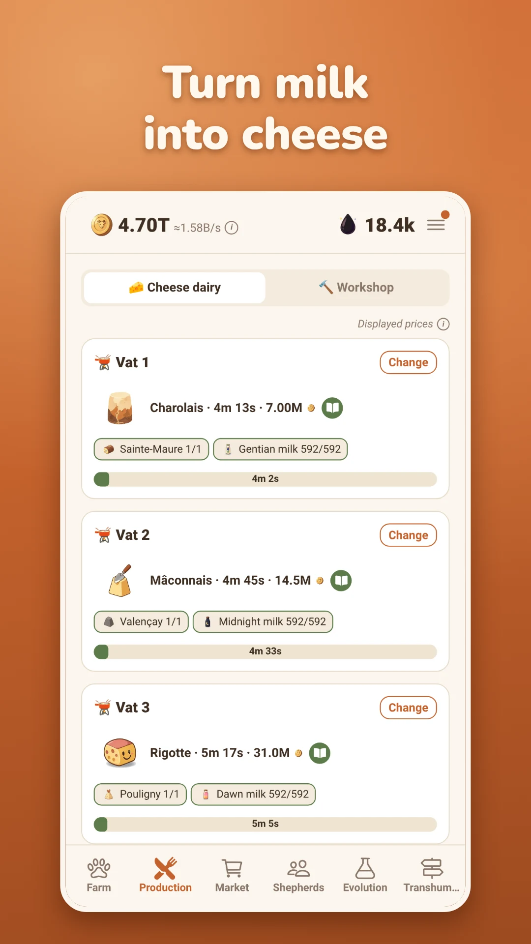 Idle Goat Farmer: Incremental screenshot