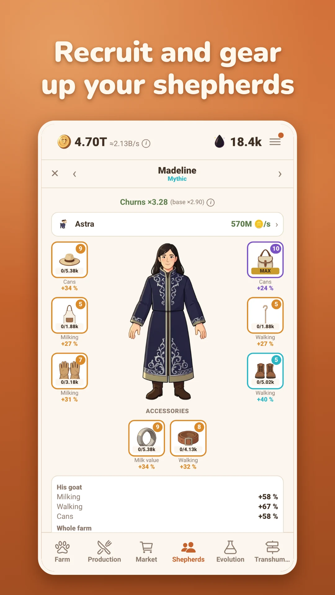 Idle Goat Farmer: Incremental screenshot