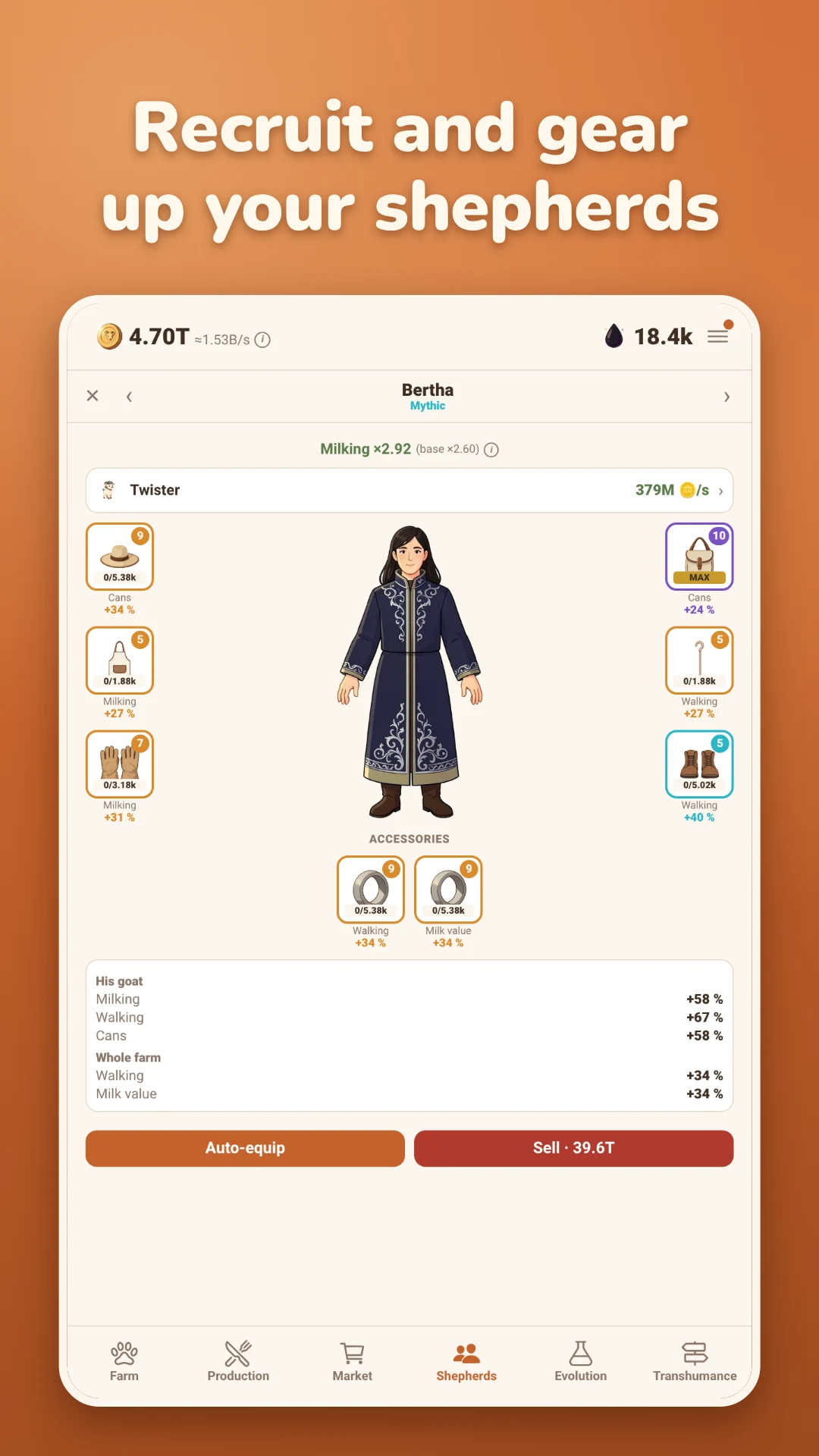 Idle Goat Farmer: Incremental screenshot